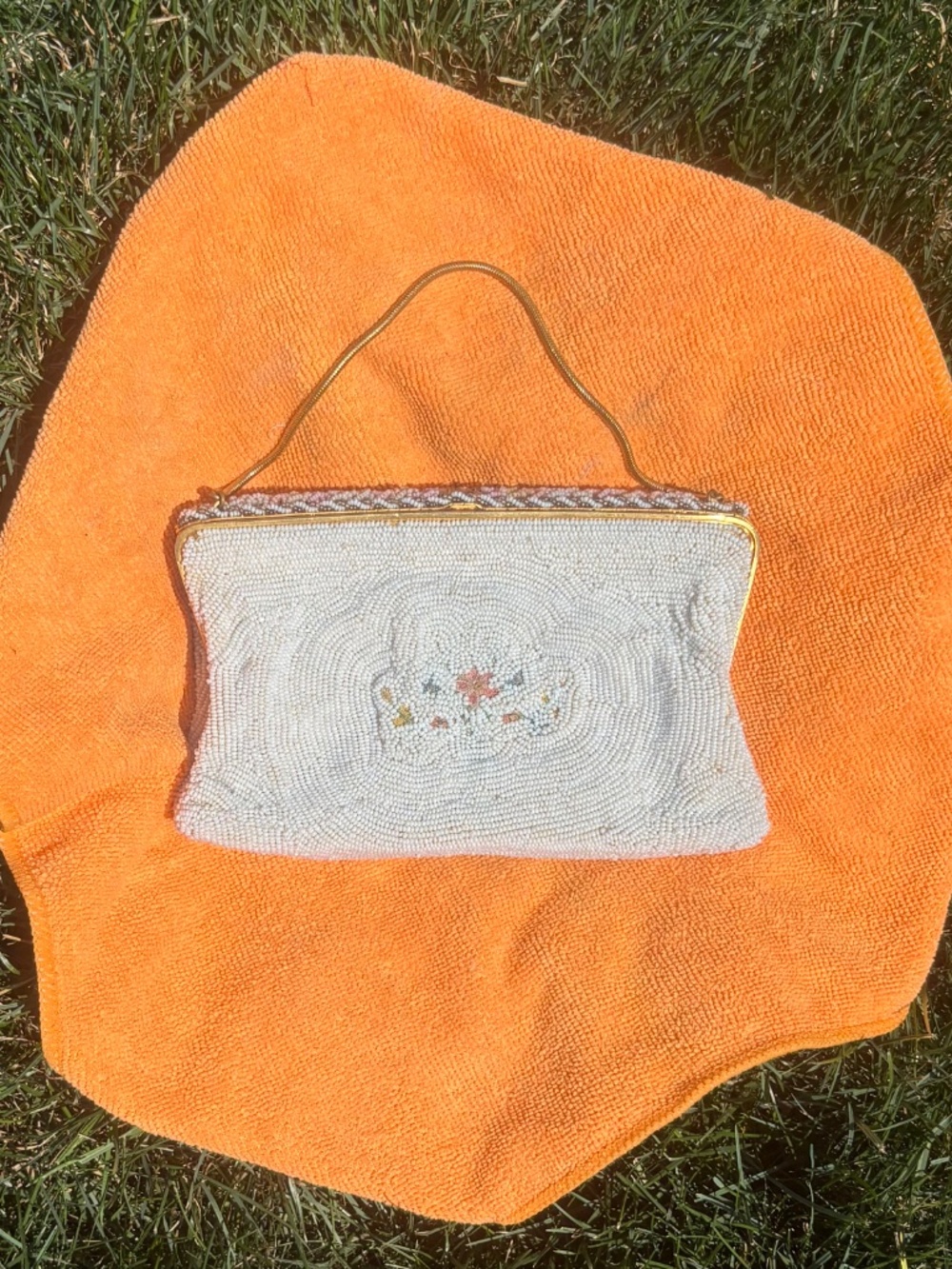 Vintage Walborg beaded handmade purse - Picture 2 of 13